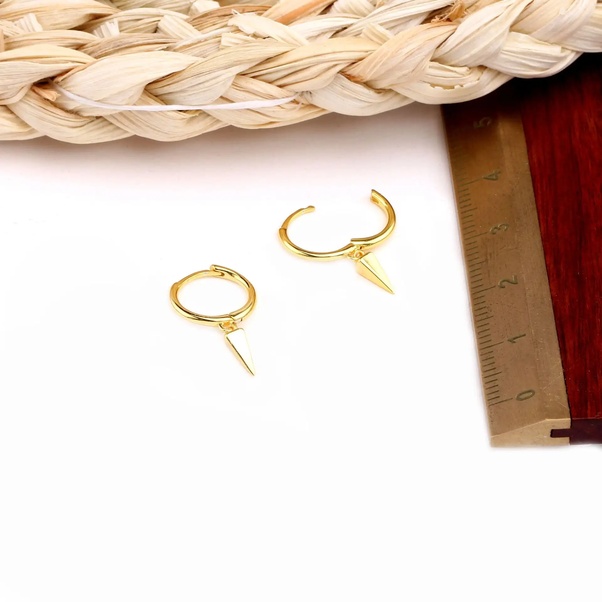 Women's Fashionable Simple Sterling Silver Earrings