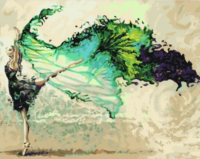 Paint By Numbers Kit - Magical Dancer - No Frame