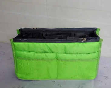 Multifunctional Bag In Nylon Double Zipper Bag Green - Shop at LoveMi