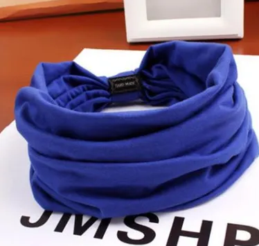 Elastic Cotton Sports Headbands Blue - Shop at LoveMi