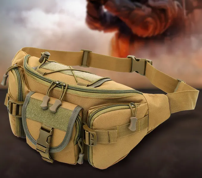 Army Fan Bag Men's Sports Outdoor Large-capacity Waterproof Tactics