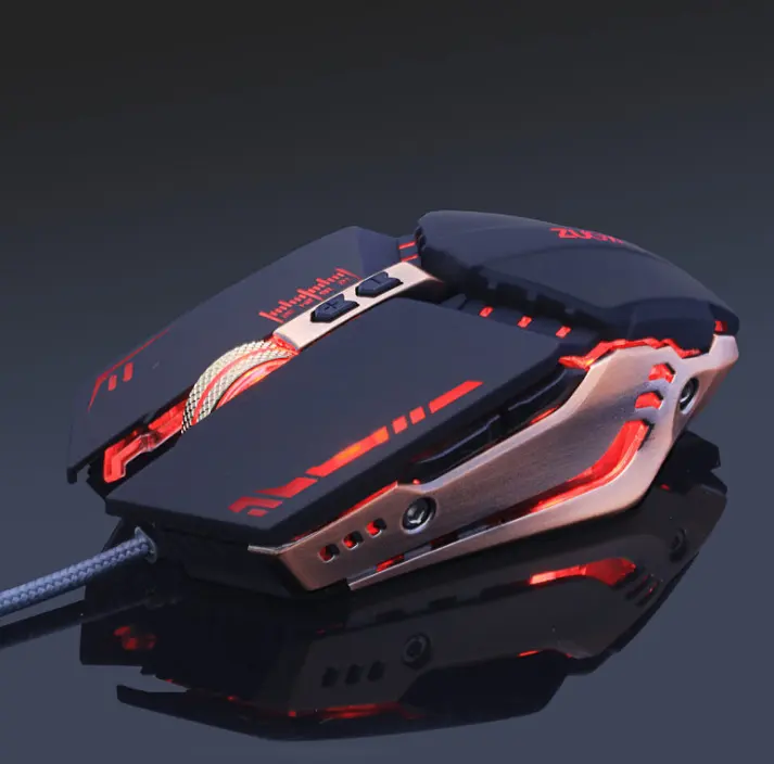 Silent mute computer notebook wired gaming mouse