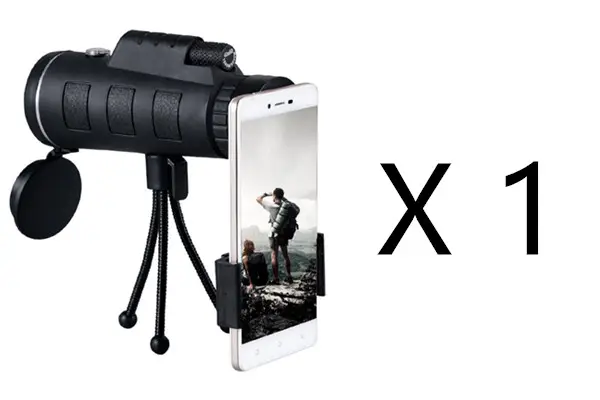 Compatible with Apple, Monocular Telescope Zoom Scope