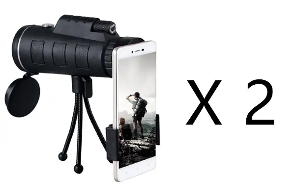 Compatible with Apple, Monocular Telescope Zoom Scope