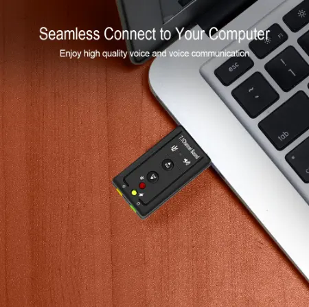 7.1 External USB Sound Card to Jack