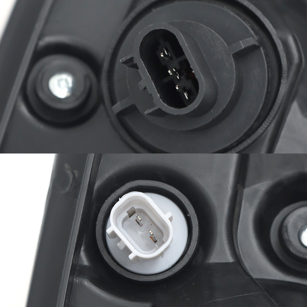 Black Headlights Assembly Compatible With International ProStar 2008-2016 Pair