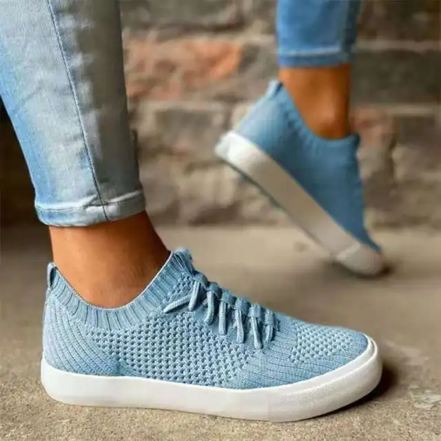 Set Foot Casual Plus Size Women's Shoes Blue - Shop at LoveMi