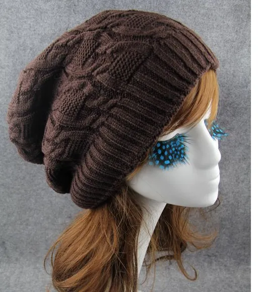 Thickened Wool Cap, Loose Pile Cap - Coffee