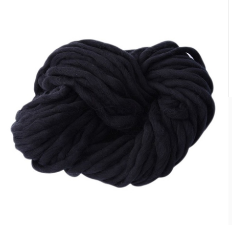Hand-knitted hat line top line super thick wool line arm
