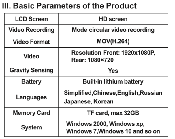 1080P  Locomotive Motorcycle Driving Recorder Split-type Front And Rear Waterproof Double Lens Riding Recorder — foto 7