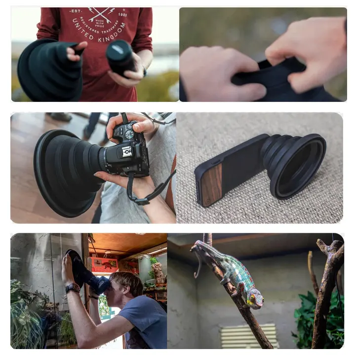 Ultimate Lens Hood Anti-glass Reflective Silicone ULH