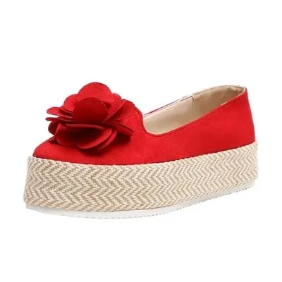 Billie Vegan Womens Slip On Loafers Red - Shop at LoveMi