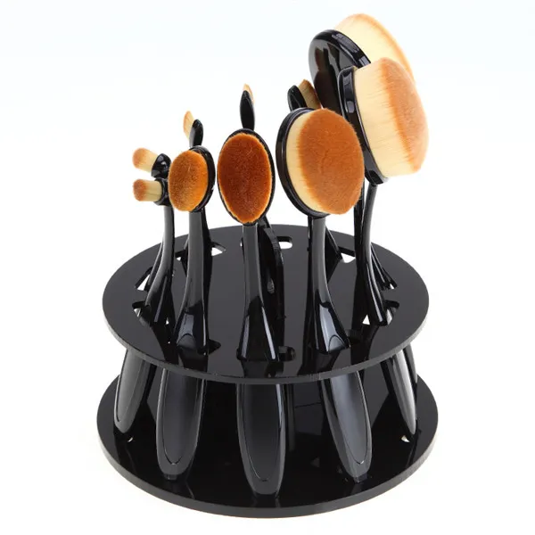 Round makeup brush holder Black - Shop at LoveMi