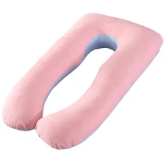 Sleeping Support Pillow For Pregnant Women U Shape Maternity Pillows Pregnancy Side Sleepers - D Pink - View 1