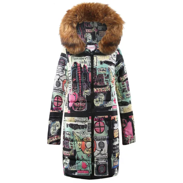 Winter Jacket New Fashion Women Down jacket Slim Large size Hooded Jacket Students Women Thick Warm Cotton Outwear Brown - Shop at LoveMi
