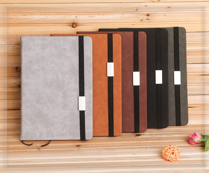 Notebook portable notebook simple thickening business tie small book