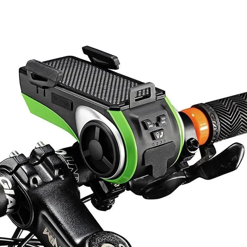 5 in 1 Double LED Bicycle Light Bluetooth Audio