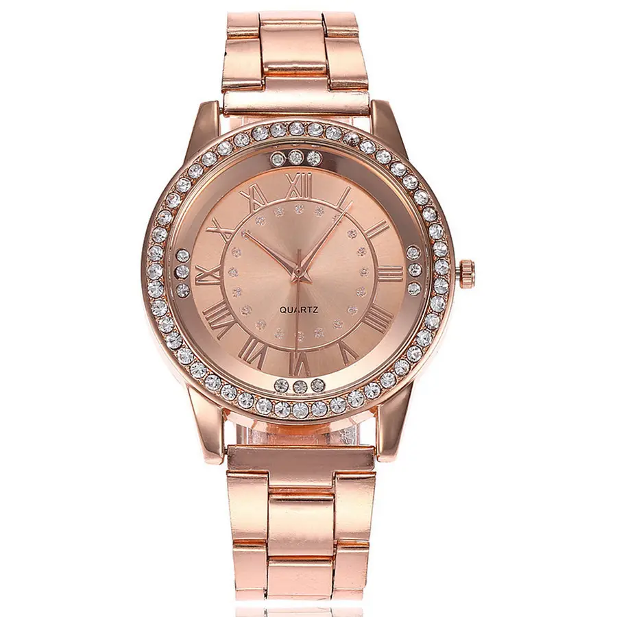 Vansvar Brand Rose Gold Watch Luxury Women