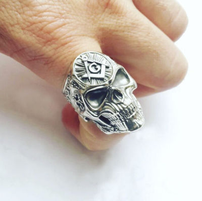 Punk domineering personality ring