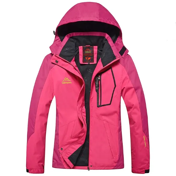 Thin section of the windproof waterproof female models Rose Red - Shop at LoveMi