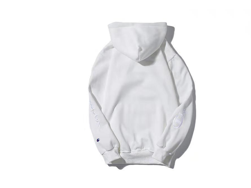 Trend hooded sweater embroidery standard multi-color hooded shirt sports long-sleeved plus velvet men and women couple sweater