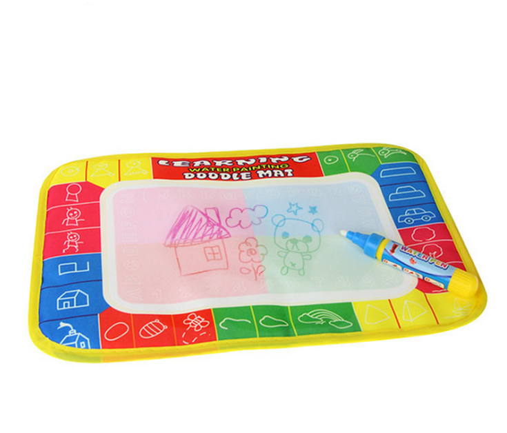 Children's water canvas water magic four color graffiti writing blanket educational toy bag