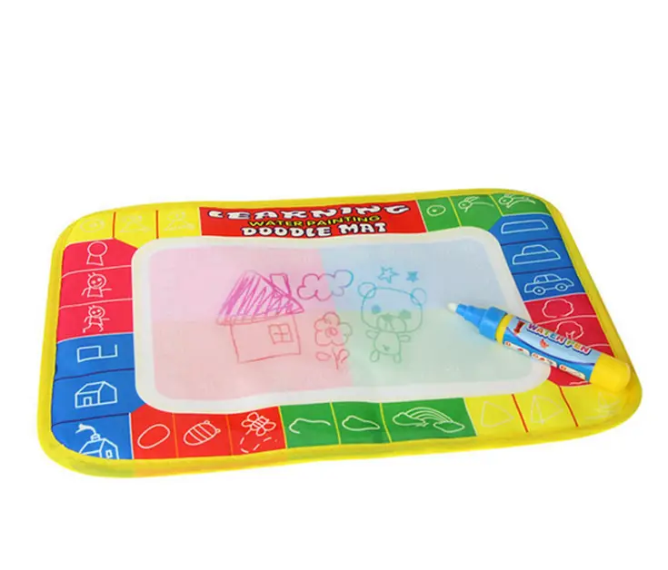 Children's water canvas water magic four color graffiti writing blanket educational toy bag