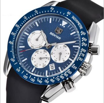 Waterproof men's quartz watch