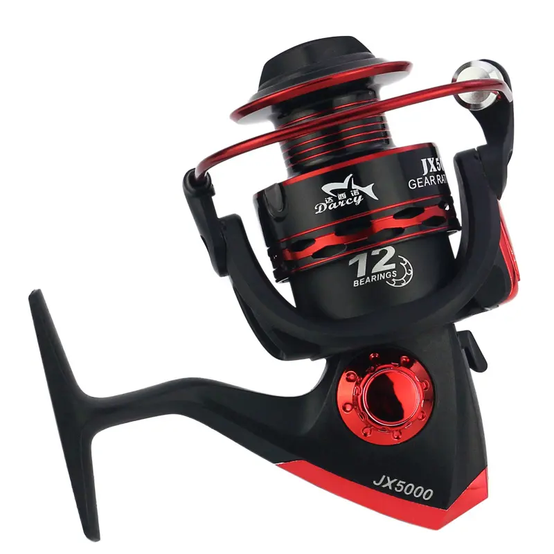 Dasino 12-axis Wooden Handle Metal Head Reel