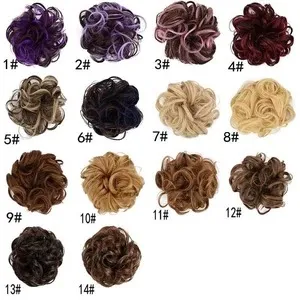 Magic Hair Bun Scrunchie Purple Gray - Shop at LoveMi