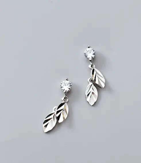 Leaf earrings