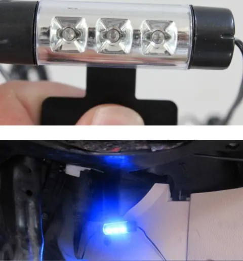 Car Interior Atmosphere Lights Car Foot Car Blue 780