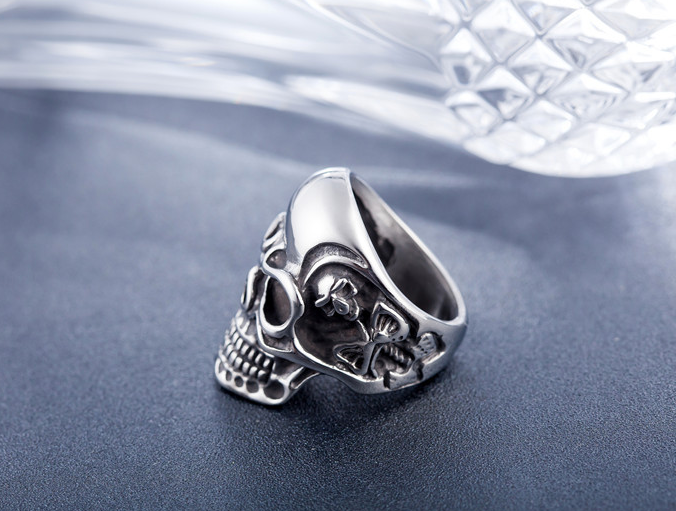 Punk Gothic Rock Personality Taro Titanium Steel Cast Men's Ring — foto 3