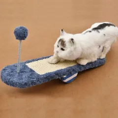 Cat kitten, seesaw toy - Blue - View 1