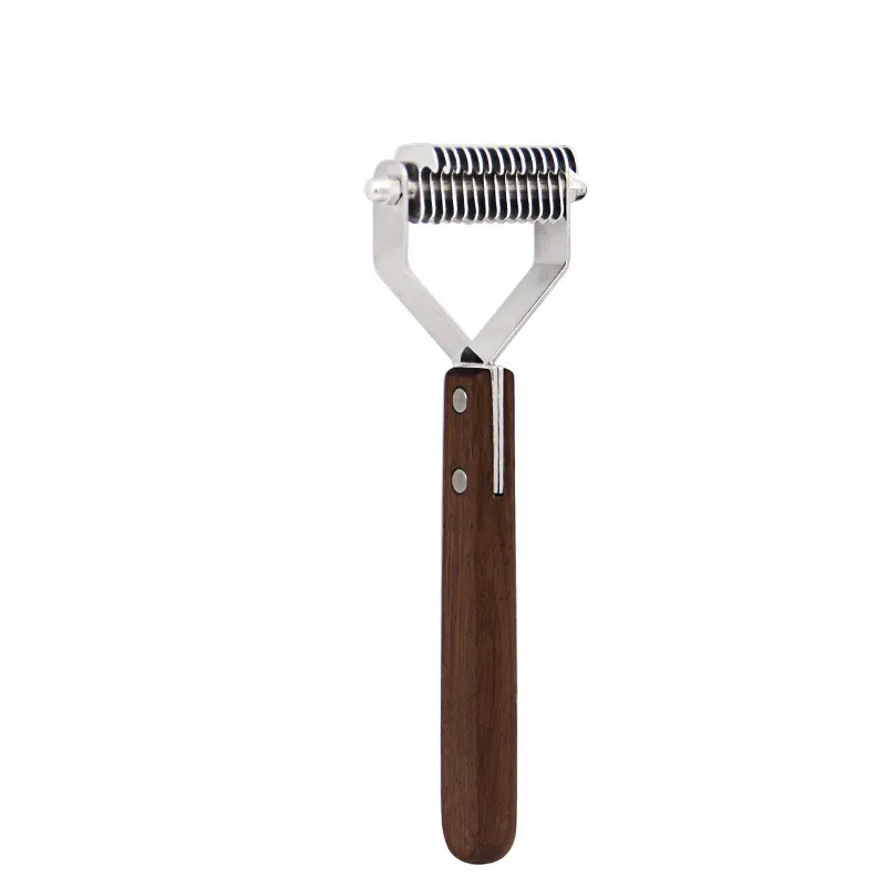 Wooden dog comb - Beech