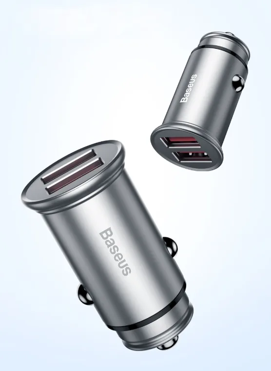 USB Smart Car Charger Fast Charging 4.8A Mobile Phone