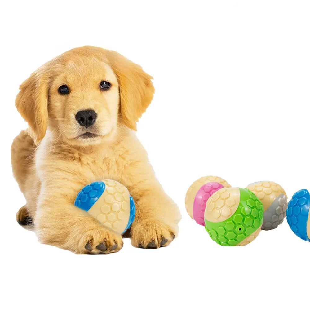 New TRP Ball Toy Plaid Molar Bite-resistant