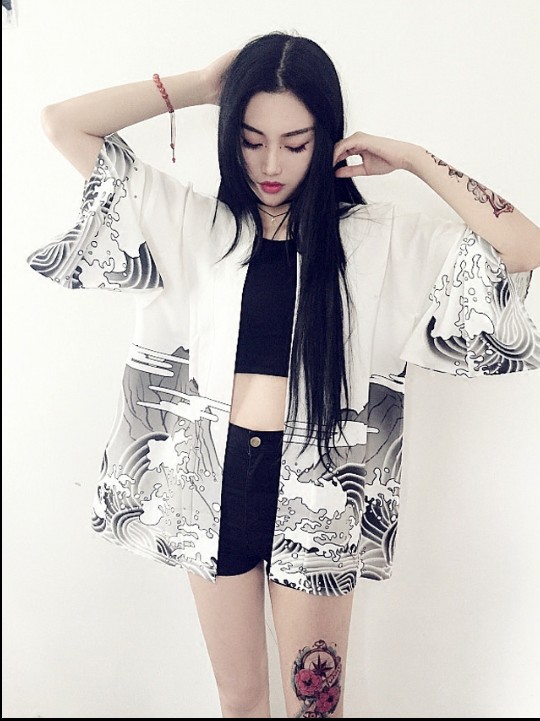 Hefeng Yuknit Sunscreen Chiffon Cardigan