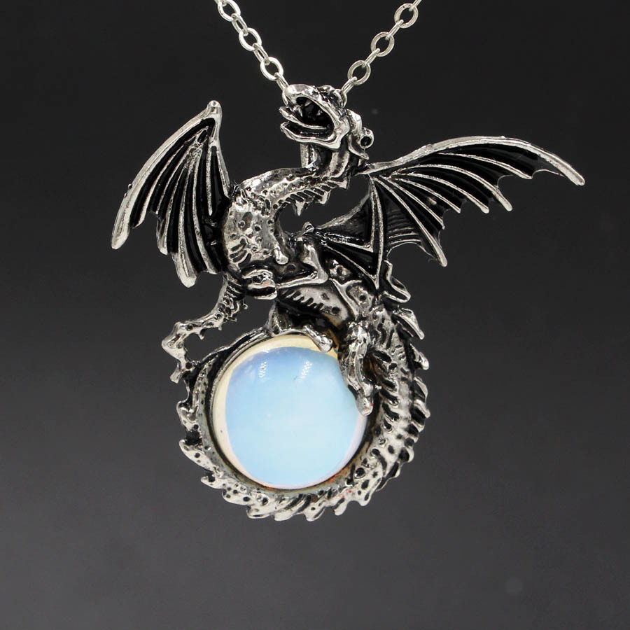 Title 9, Pterosaur Beads Crystal Pendant Retro Ornaments...