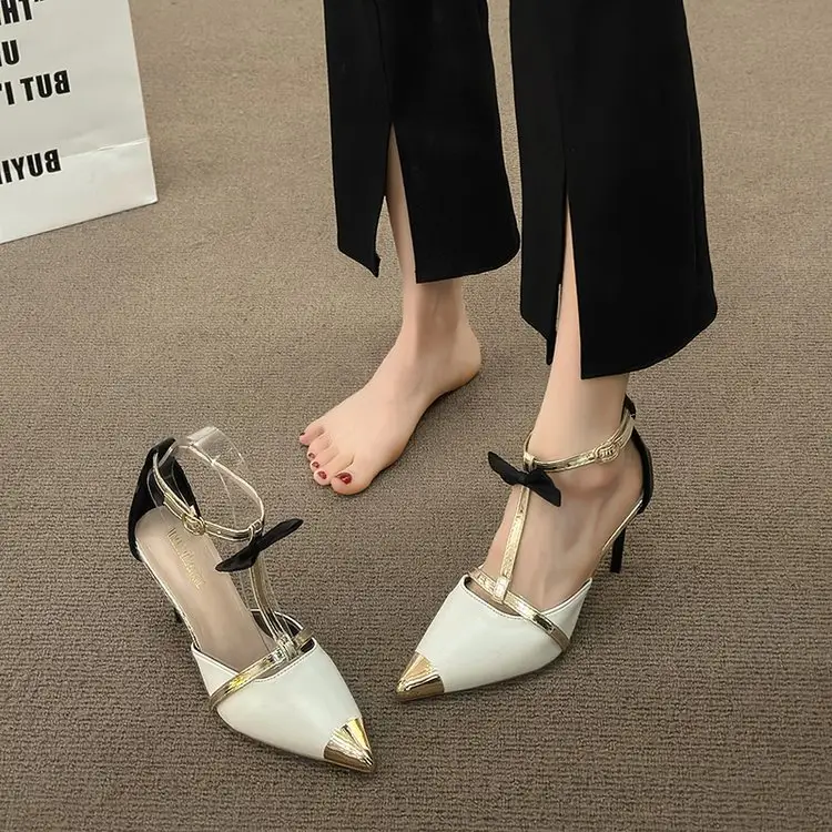 New Gorgeous Comfortable High Heels, Bow Decor