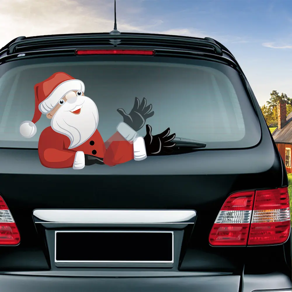 Popular Santa Claus wiper sticker can remove
