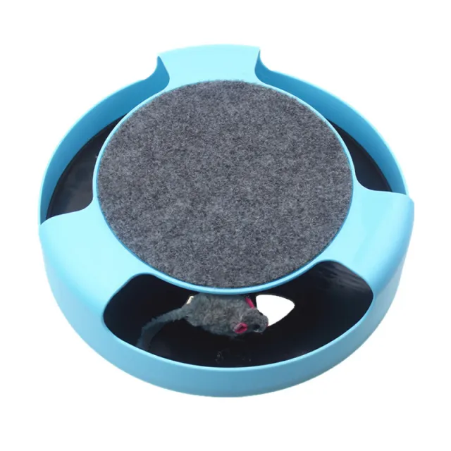 Pet Automatic Toy Funny Cat Interactive Toy Blue1 - Shop at LoveMi
