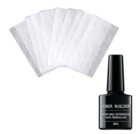 Fiber extension adhesive for nail polish repair Fibernail 10Pcs+Gel - Shop at LoveMi