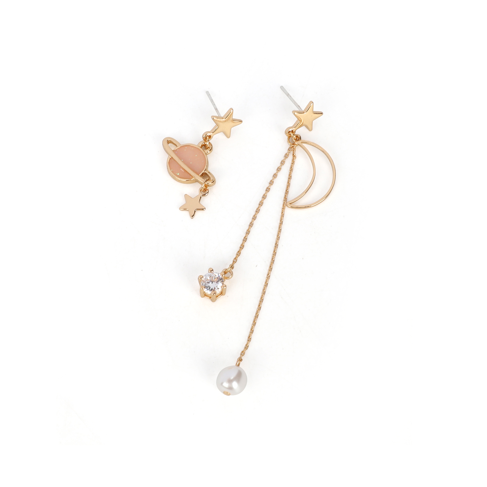 Long pierced earrings