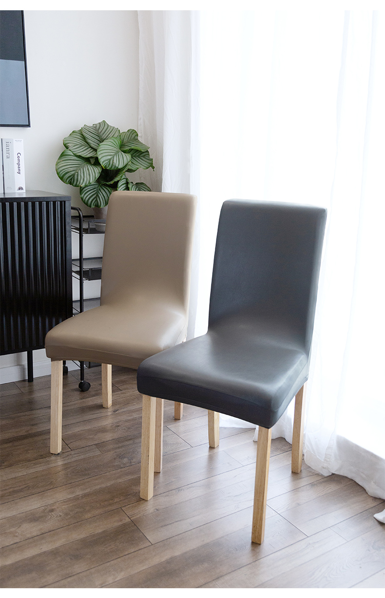 Dining Chair Covers – Dining Chair Covers Stretch Leatherette Célune