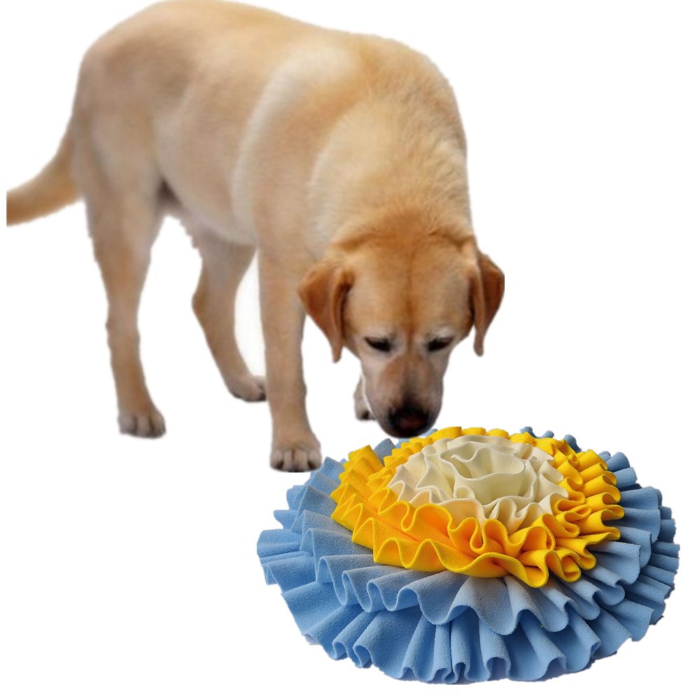 Bone toy pet sniffing pad