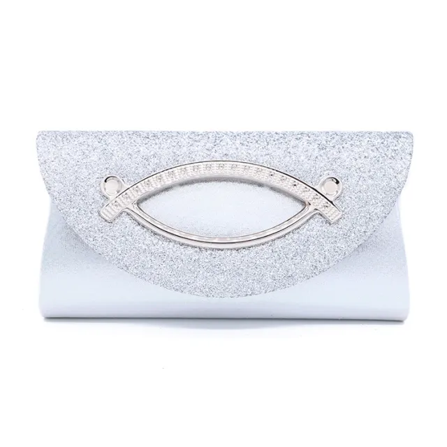 Sequined ladies clutch Silver - Shop at LoveMi