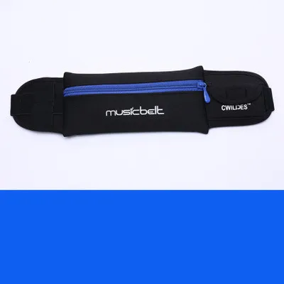 Sports waist bag mobile phone bag belt bag women - Blue