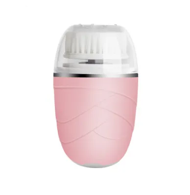 Cleansing instrument wash meter electric rechargeable household pore cleaner Pink - Shop at LoveMi