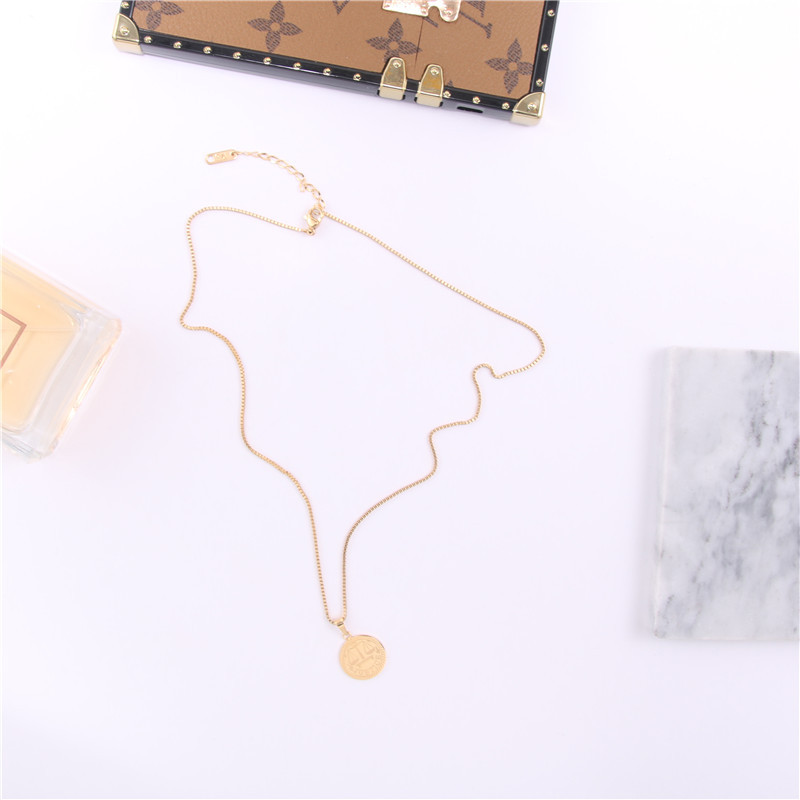 Hip hop gold necklace